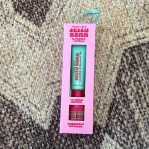 Trader Joe’s jelly bean, flavored lip butter duo new in package